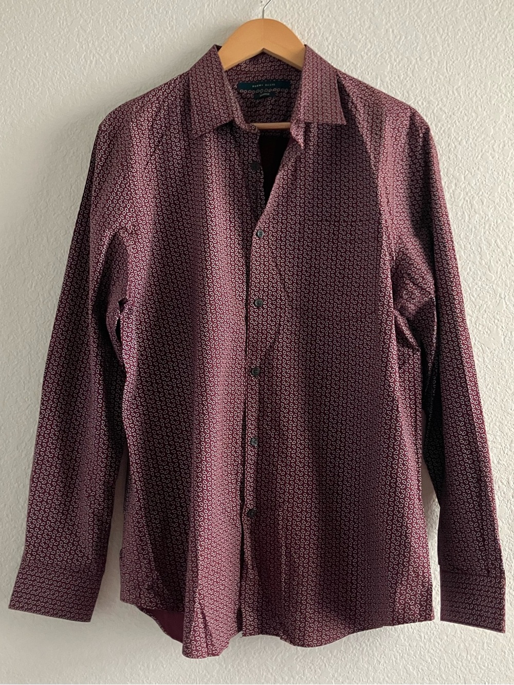 Men's Maroon Button Down